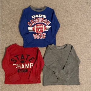 Toddler boys long sleeve shirts